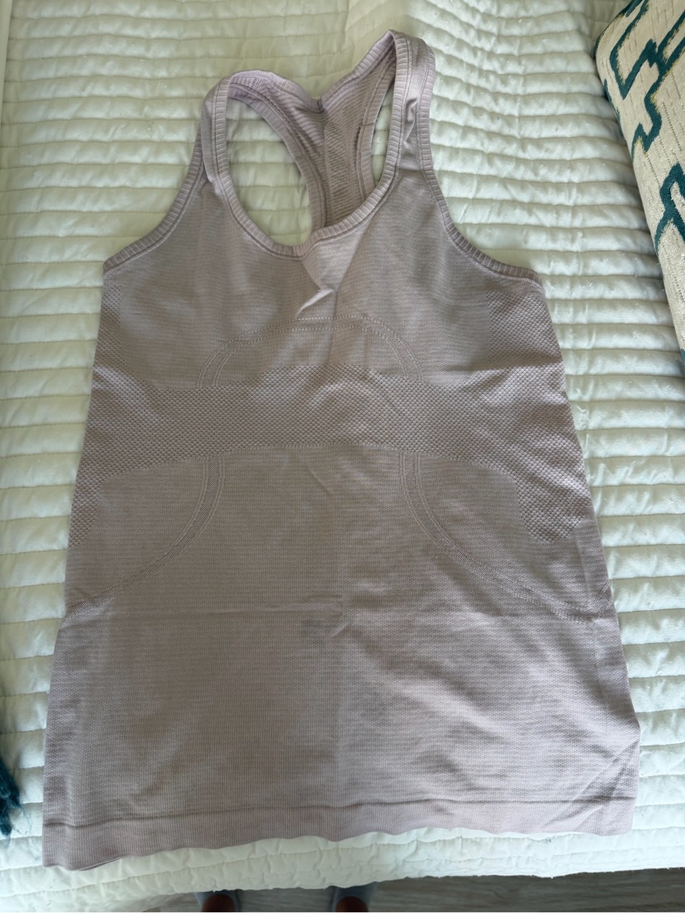 lululemon athletica Light Mauve Seamless Racerback Tank